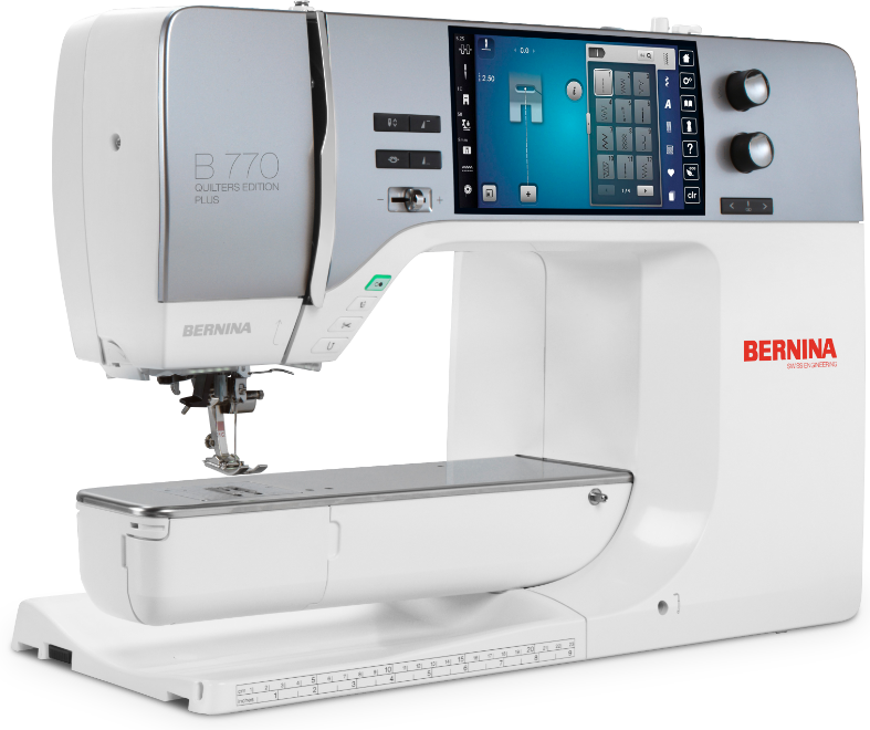 BERNINA 770 QE PLUS A PLUS in comfort & functions BERNINA